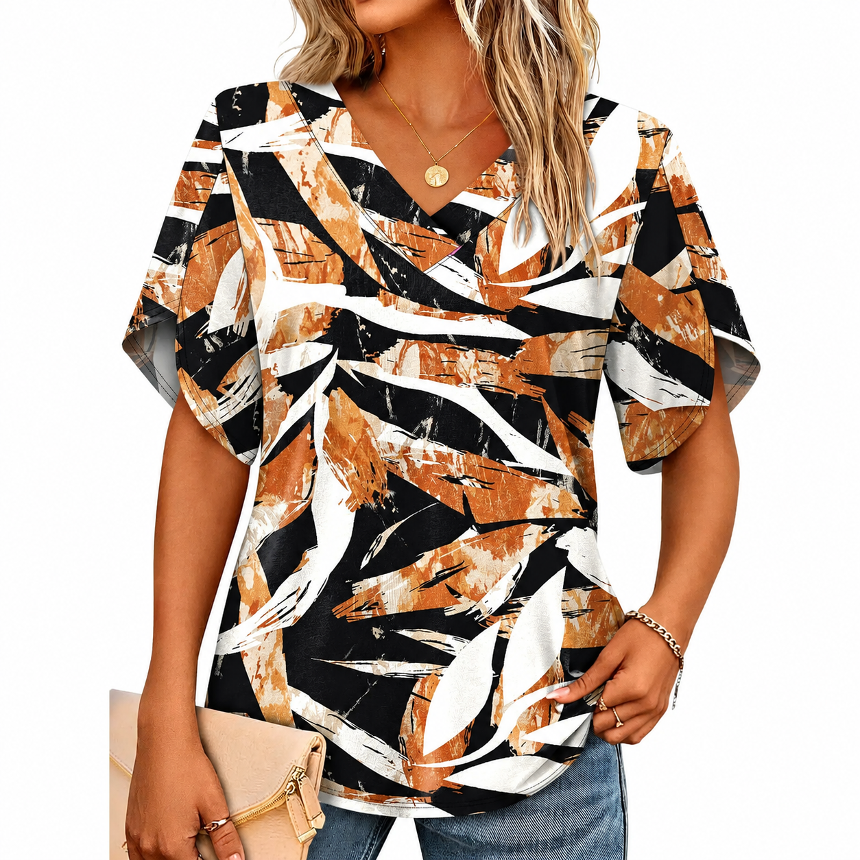 V-Neck Blouse