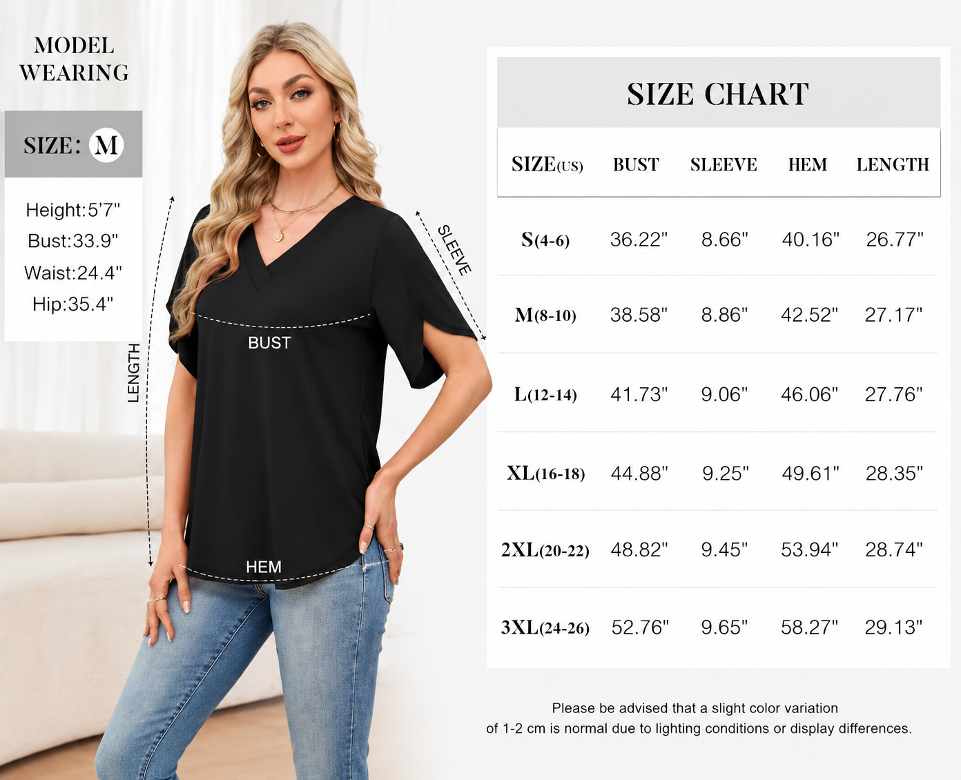V-Neck Blouse