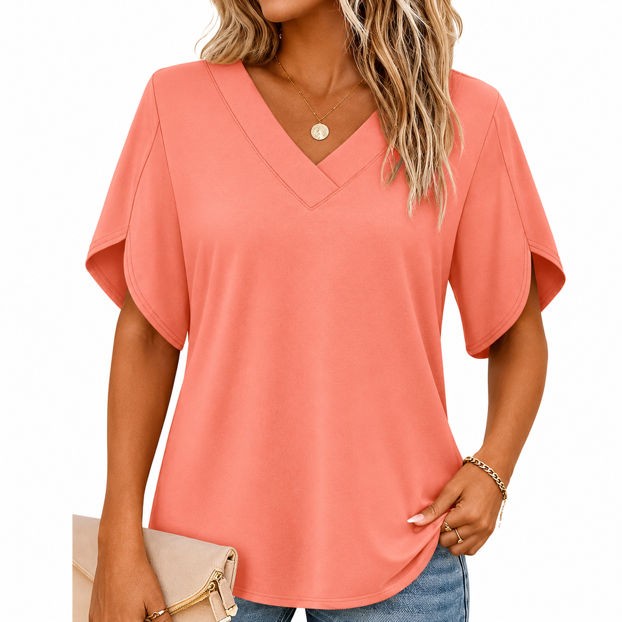 V-Neck Blouse