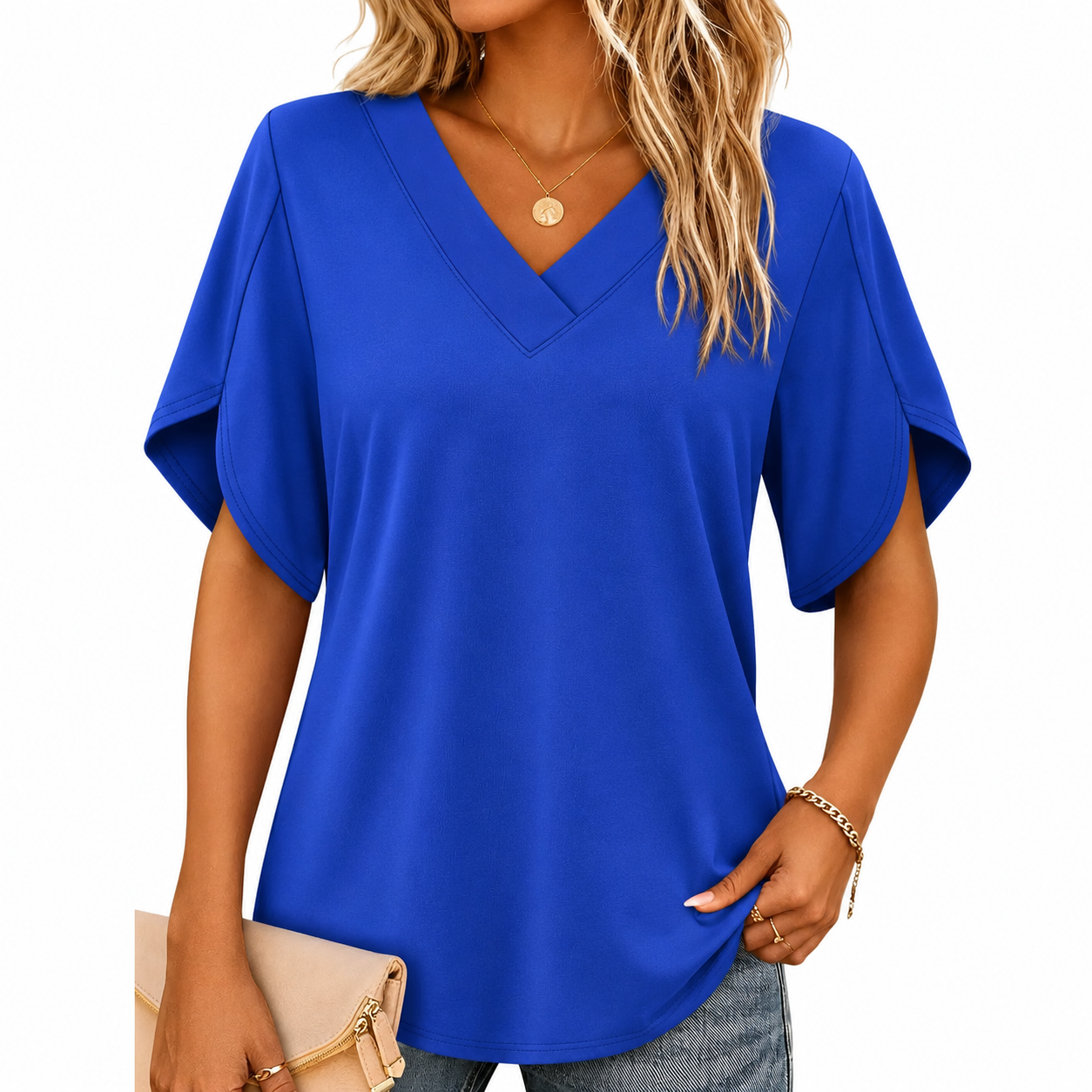 V-Neck Blouse